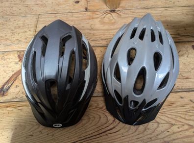 Two helmets