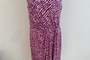 Jaegar purple/white dress size 10