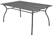 Garden Table 150x90x72 cm Steel Mesh