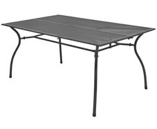 Garden Table 150x90x72 cm Steel Mesh