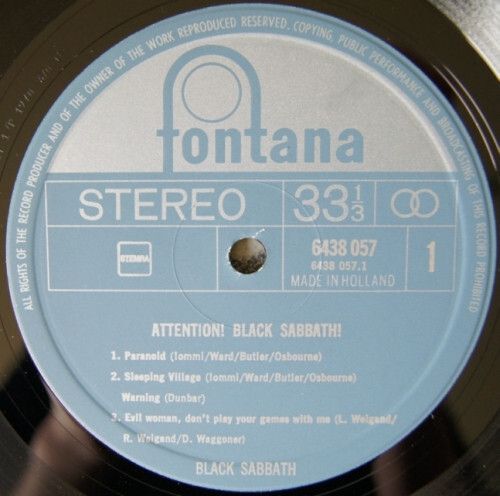 Black Sabbath  Attention! Black Sabbath!