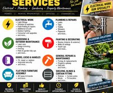 Handyman and other services.