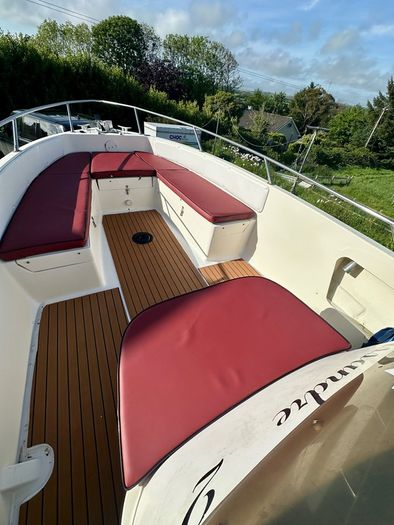 Boat Rare Neptune Barge 750 Open Deck Sports Boat