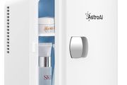 NEW SALE | Mini Fridge 4 Litre, 6 Can Portable AC+DC Power Cooler &amp; Warmer, for Bedrooms, Cars, Offices; Skincare, Makeup, Cosmetics, Food