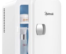 NEW SALE | Mini Fridge 4 Litre, 6 Can Portable AC+DC Power Cooler & Warmer, for Bedrooms, Cars, Offices; Skincare, Makeup, Cosmetics, Food