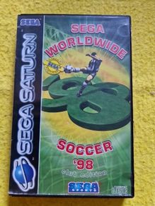 Sega World Wide Soccer 98 Sega Saturn arcade Retro games Original