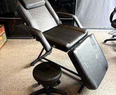3-section salon facial bed and massage tattoo chair
