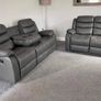 SALE OFFER!! 3+2 Roma Leather Recliner Sofa Image 2