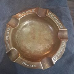 Vinyage Brass Ashtray WM taylor Dublin Bendigo Tobacco
