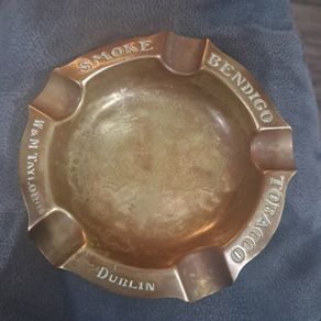 Vinyage Brass Ashtray WM taylor Dublin Bendigo Tobacco
