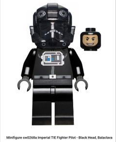 Lego Star Wars sw0268a Imperial TIE Fighter Pilot
