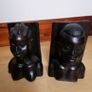Hand Carved Wooden Bookends Image 3