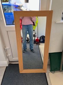Oak Framed Mirror