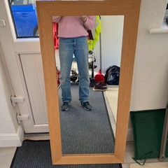 Oak Framed Mirror