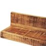Display Shelf 2 pcs Solid Wood Wall-Mounted Image 4