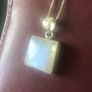 sterling moonstone pendant necklace Image 5