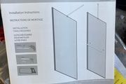 Wet room shower screen.