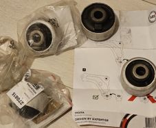 Suspension Arm Bushes Peugeot brand A.B.S. , Citroen, Opel, Vauxhall  270838 270815  Front Axle Left Right, Inner Lower  New Set of 4