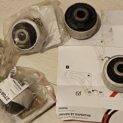 Suspension Arm Bushes Peugeot brand A.B.S. , Citroen, Opel, Vauxhall  270838 270815  Front Axle Left Right, Inner Lower  New Set of 4