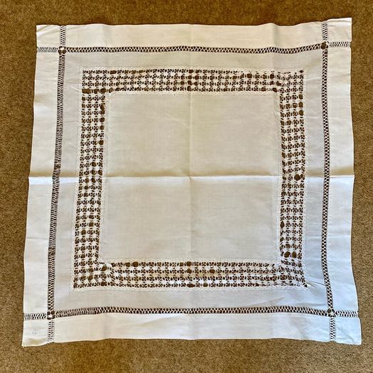 Vintage Belfast Linen Tablecloth 1950s