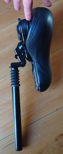 ebike  seat post + saddle