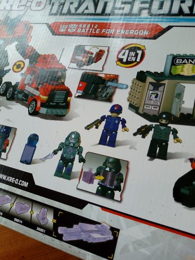 Transformers KRE-O Optimus Prime v Megatron