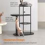 Scratching post 111 cm high with sisal trunk classic black Image 2