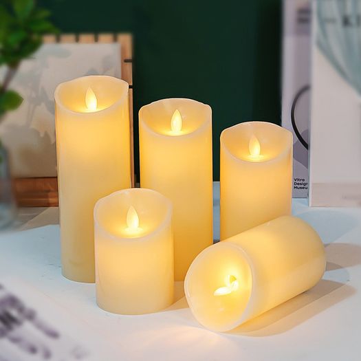 LED Electronic Candles With Head Movement Function Are Suitable for Decorating Electronic Candles