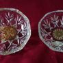 Killarney Crystal Cut Crystal Glass With Number 21 Lidded Jewelry Dish / Bowl With 22 Carat Gold Cover Handle and Footed Base Finishing Made In Ireland Image 6
