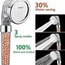 NEW SALE | Shower Head, Ionic Filter Filtration High Pressure Water Saving 3 Mode Function Spray Handheld Image 5