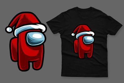 Santa among us t-shirt imposter among us t-shirt impostor t-shirt