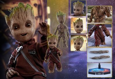Hot Toys LMS 004 Guardians of the Galaxy Vol. 2 Groot Life-Size 1/1 Figure NEW