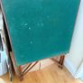 Antique vintage wooden folding card table Image 9