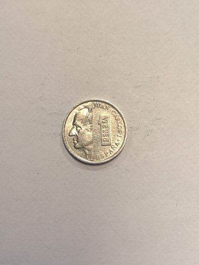 Spain 1 peseta coin
