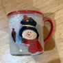 Christmas candy storage jar and mug with snowman. Image 3