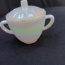 Vintage Moonglow Iridescent Lidded Sugar Bowl Image 2