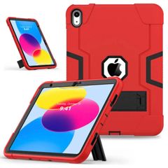 For Apple iPad 10th Gen 10.9 2022 Hard Case Survivor With Stand Red