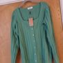 Gallery  Jade Pleated Style   Cardigan.    S. M - 14    B.N.W.T. Image 3