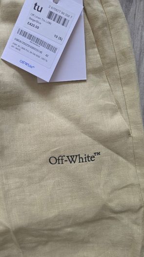 Off-White linen trousers