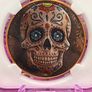1avdp oz Fine 999 Copper Bullion Sugar Skull Round. Image 2