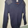 Mens The Wooley Pully miltary spec Jumper 100% wool commando 007 moonraker Size Large navy vintage Image 6