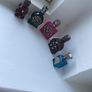Vintage Silver Plated Decorated Miniature Glass Bottles (20euro each) Image 2