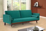 3-Seater Sofa Bed with Gold Legs , velvet