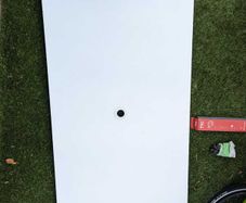 Outdoor dining table foldable