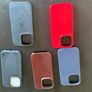 Bundle of 5 iPhone 14 Pro cases silicone and leather Image 7
