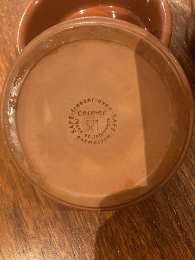 Cermer Ceramic / Pottery For Tapas or Creme Brulee ( 4 )