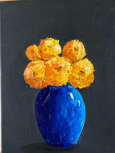 Original palette knife oil painting