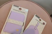 Passport travel holder &amp; luggage tag