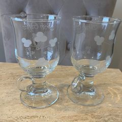 2 Irish coffee glasses