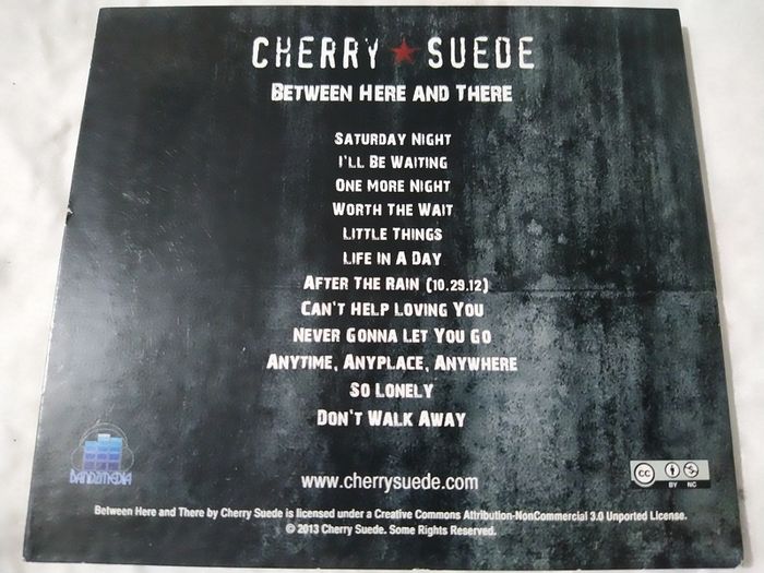 Signed Cherry Suede - Between Here & There Cd